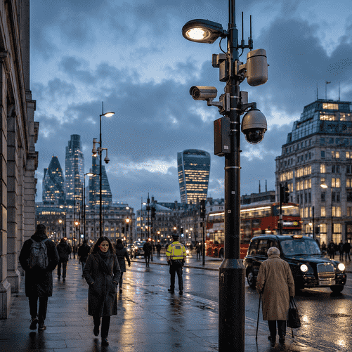 Britain’s Smart Streetlights Raise New Questions Over Safety and Surveillance