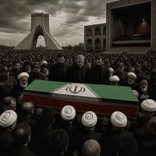 Iran’s Funeral for Khamenei Becomes a Show of Defiance as New Leader Stays Hidden