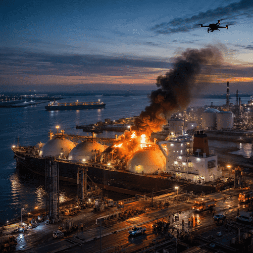 Drone Strike at Egypt’s Damietta Port Raises Alarm Over Suez Canal Security