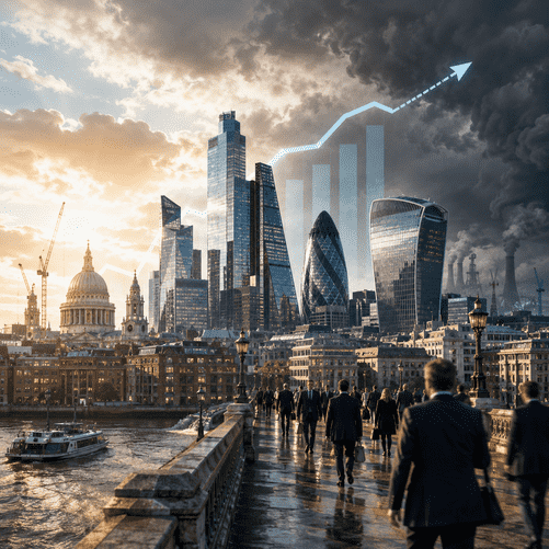 Britain’s Economy Holds Firm as Second-Quarter Growth Defies Rising Pressures
