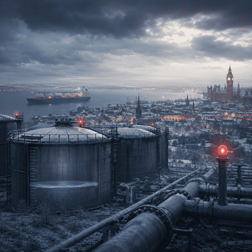 Europe’s Gas Reserves Slide to 13-Year Low as Winter Energy Risks Intensify
