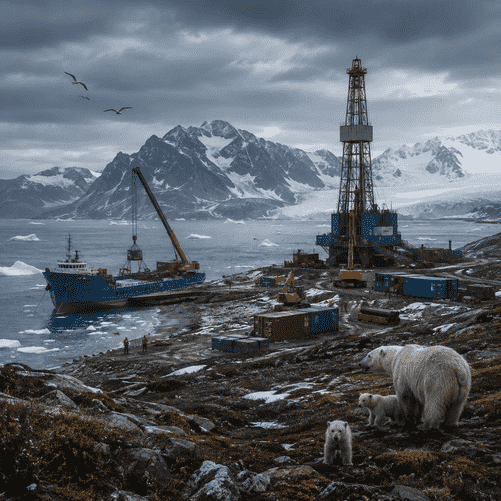 Arctic Oil Push Puts Greenland and U.S.-Linked Energy Firm on Collision Course