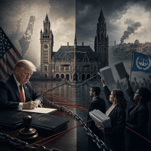 Rights Groups Take Trump Administration to Court Over Sweeping ICC Sanctions