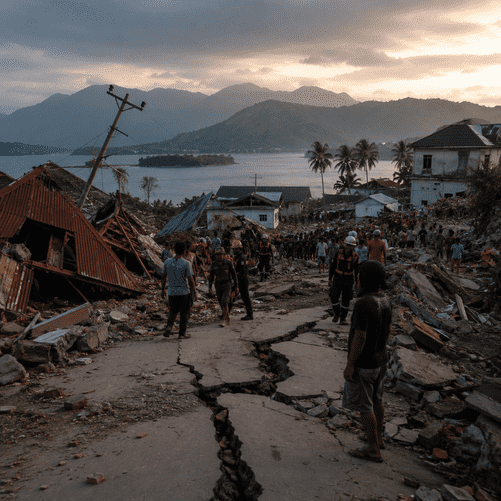 Deadly 7.7-Magnitude Earthquake Devastates Eastern Indonesia