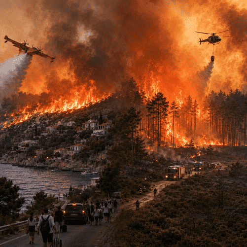 Wildfires Sweep Across Europe as Deadly Blazes Strike Greece and Belgium