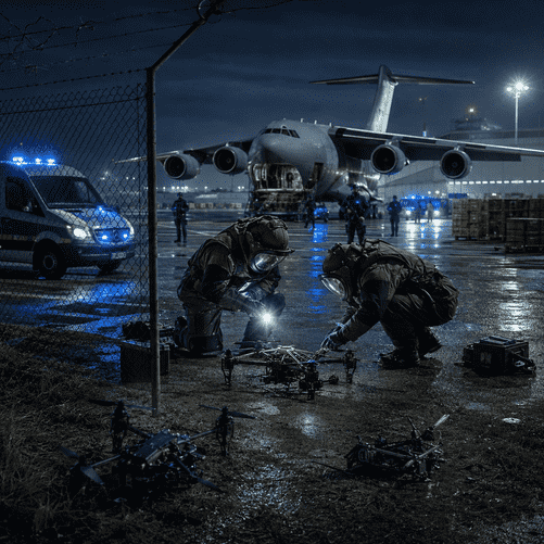 Explosive-Laden Drones Deepen Security Alarm Around Germany’s Leipzig Airport