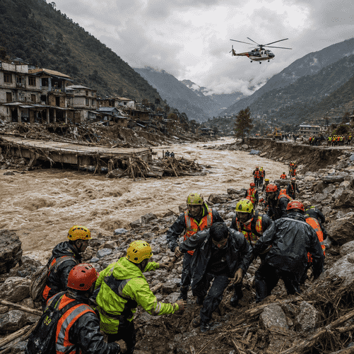 Nepal Flood Disaster Deepens as Rescuers Race to Find the Missing