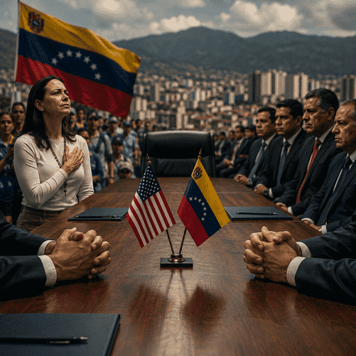 Venezuela’s New Political Dialogue Opens Without Its Most Powerful Opposition Voice