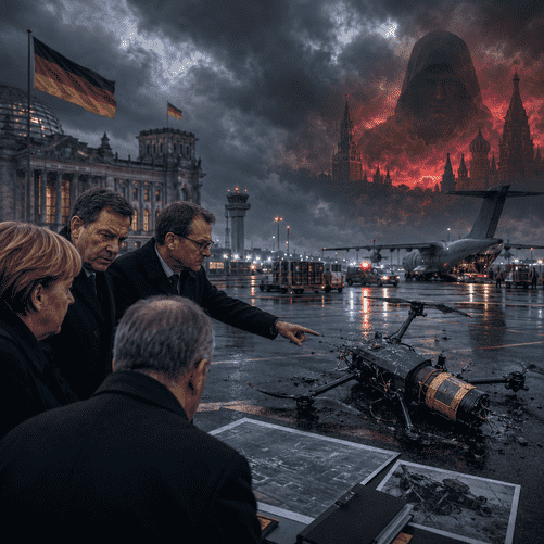 Berlin Prepares New Russia Sanctions After Explosive Drone Plot at Leipzig Airport