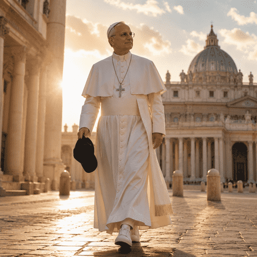 From Papal Robes to Retro Nikes: Pope Leo Emerges as an Unlikely Fashion Icon