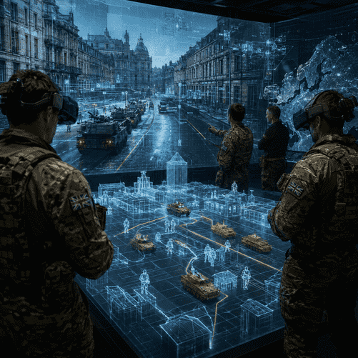 Britain Turns Digital Battlefields into a New Front Line for Military Training