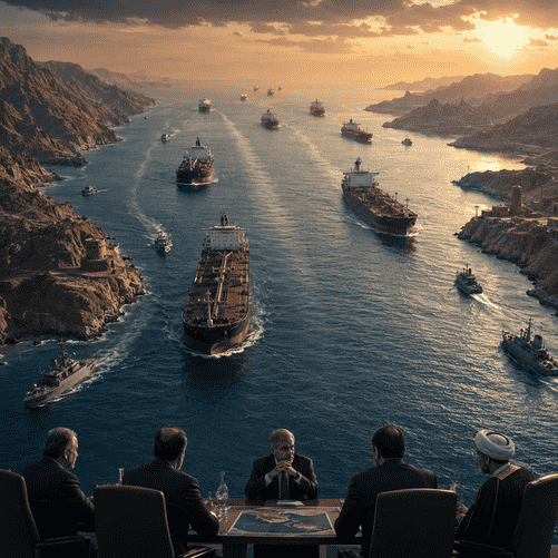 Iran and Oman Near Temporary Pact to Restore Shipping Through Hormuz