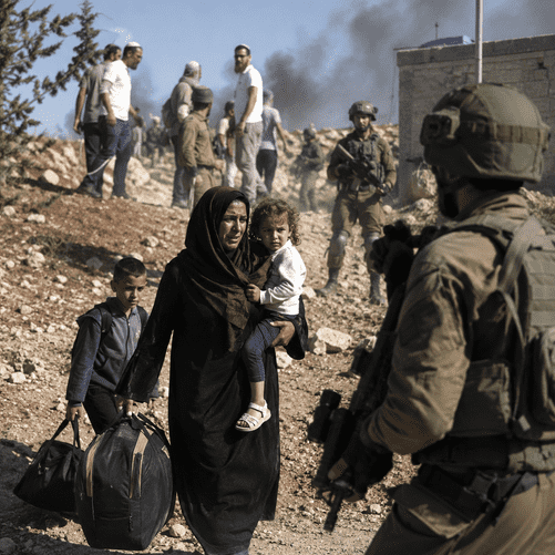 West Bank Crisis Deepens as Palestinian Families Are Driven From Qusra Homes