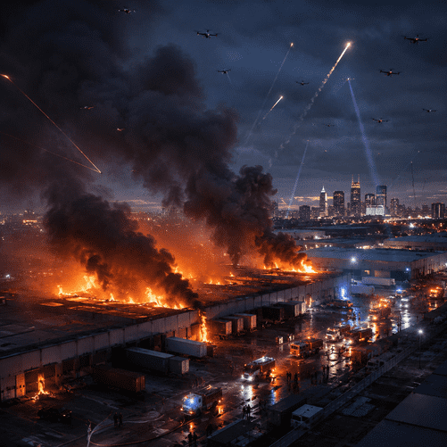 Ukraine Unleashes Massive Drone Barrage Deep Inside Russia