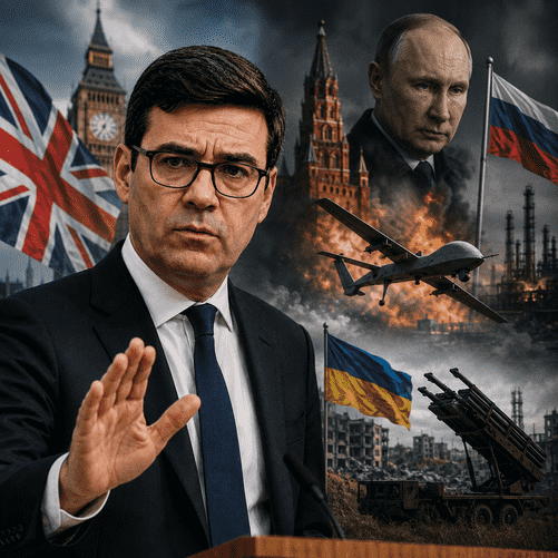 Britain Defies Kremlin Warning as Burnham Reaffirms Military Support for Ukraine