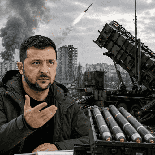 Ukraine Presses Washington for Patriot Missiles as Winter Air-Defence Crisis Deepens
