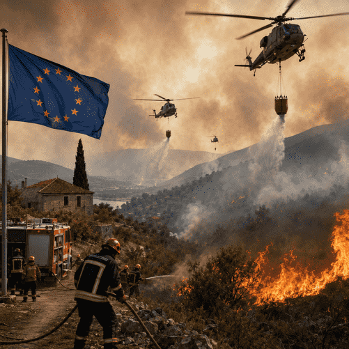 Europe Reinforces Serbia as Wildfires Test the Continent’s Emergency Defences