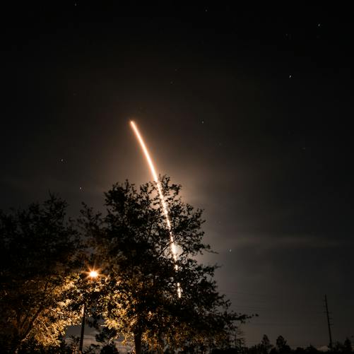 Rocket launch used illustratively for a report about long-range missile technology; it does not depict Ukraine's FP-7.