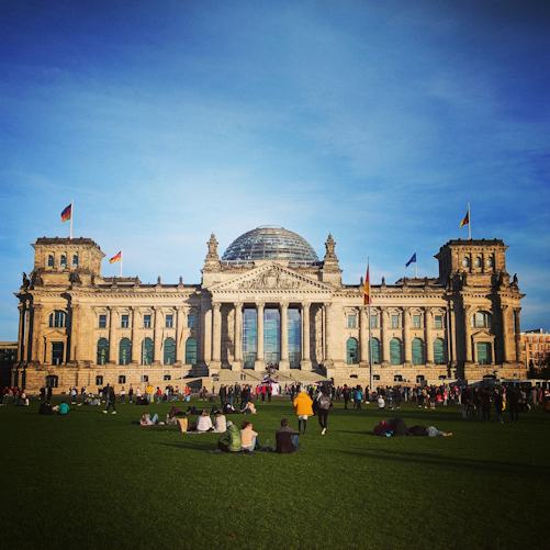 German civic architecture illustrating political developments in Germany.