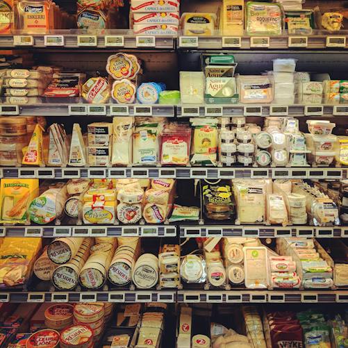 A supermarket frozen-food display illustrating refrigeration systems; not a store affected by the October 2026 cyberattack.